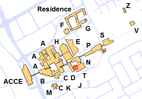 Location of Room T119